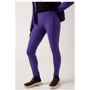 Athleta Size 10 Glacier Snow Skinny Pant Purple Water Repellent Lined $179 NWT